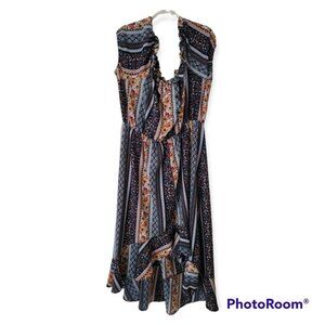 Rue 21 Plus  Multicolor Print High Low Dress Size 4XL